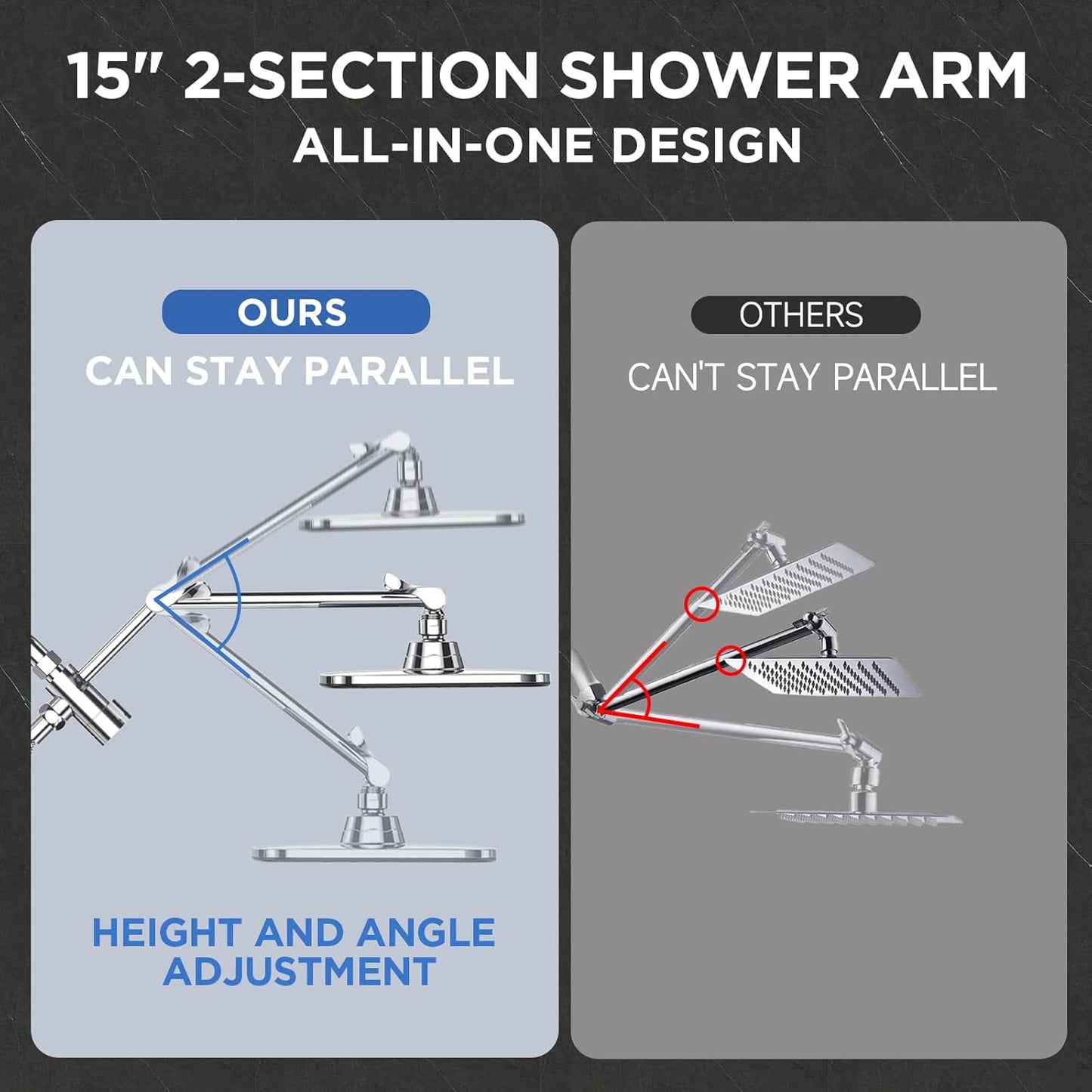Veken Rain & Handheld Shower