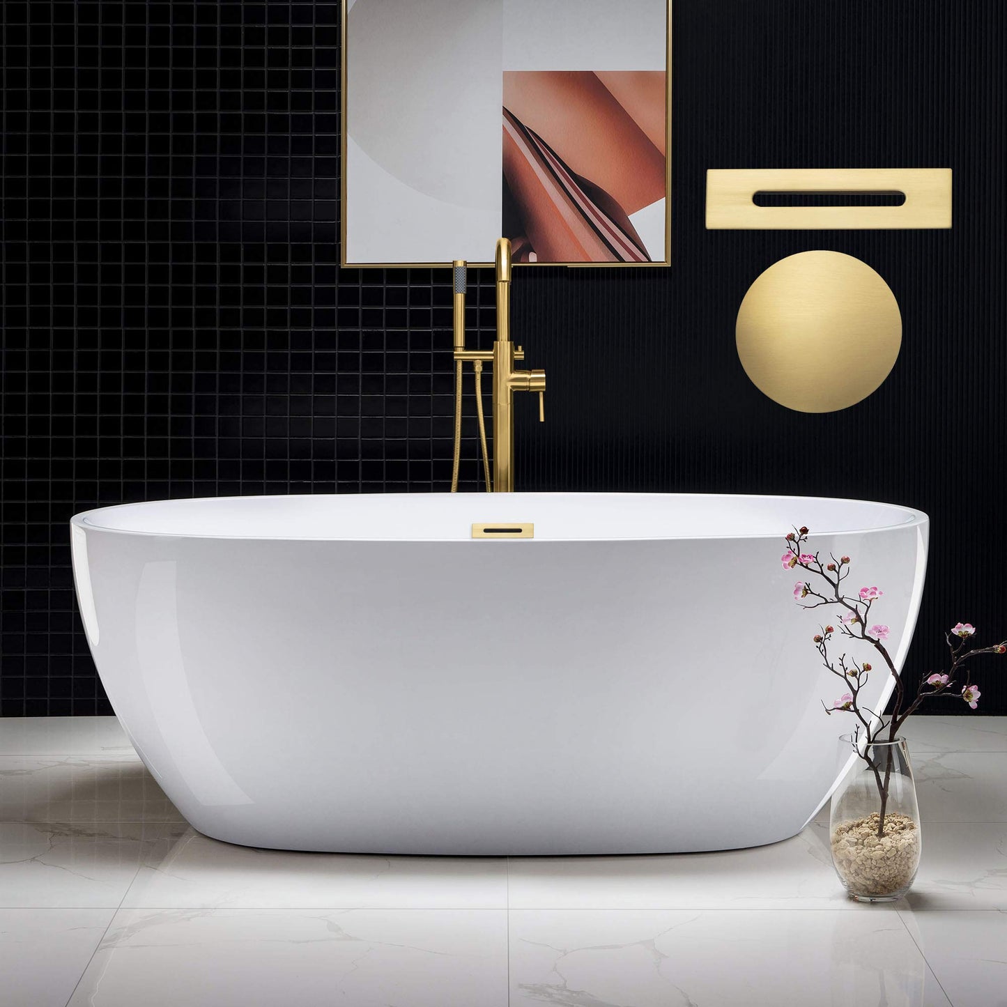 67" WOODBRIDGE Tub