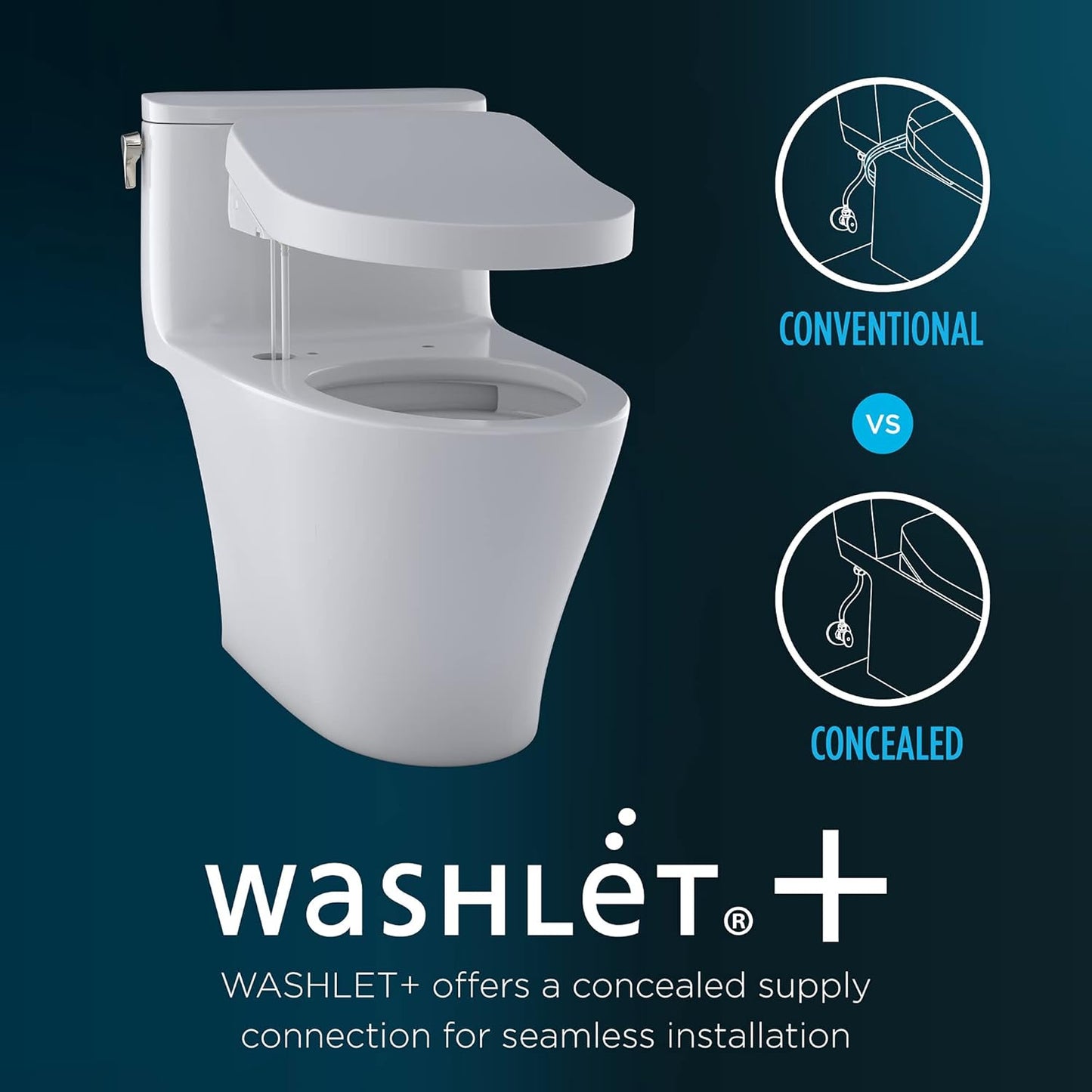 TOTO Drake Toilet – 1.28 GPF, White