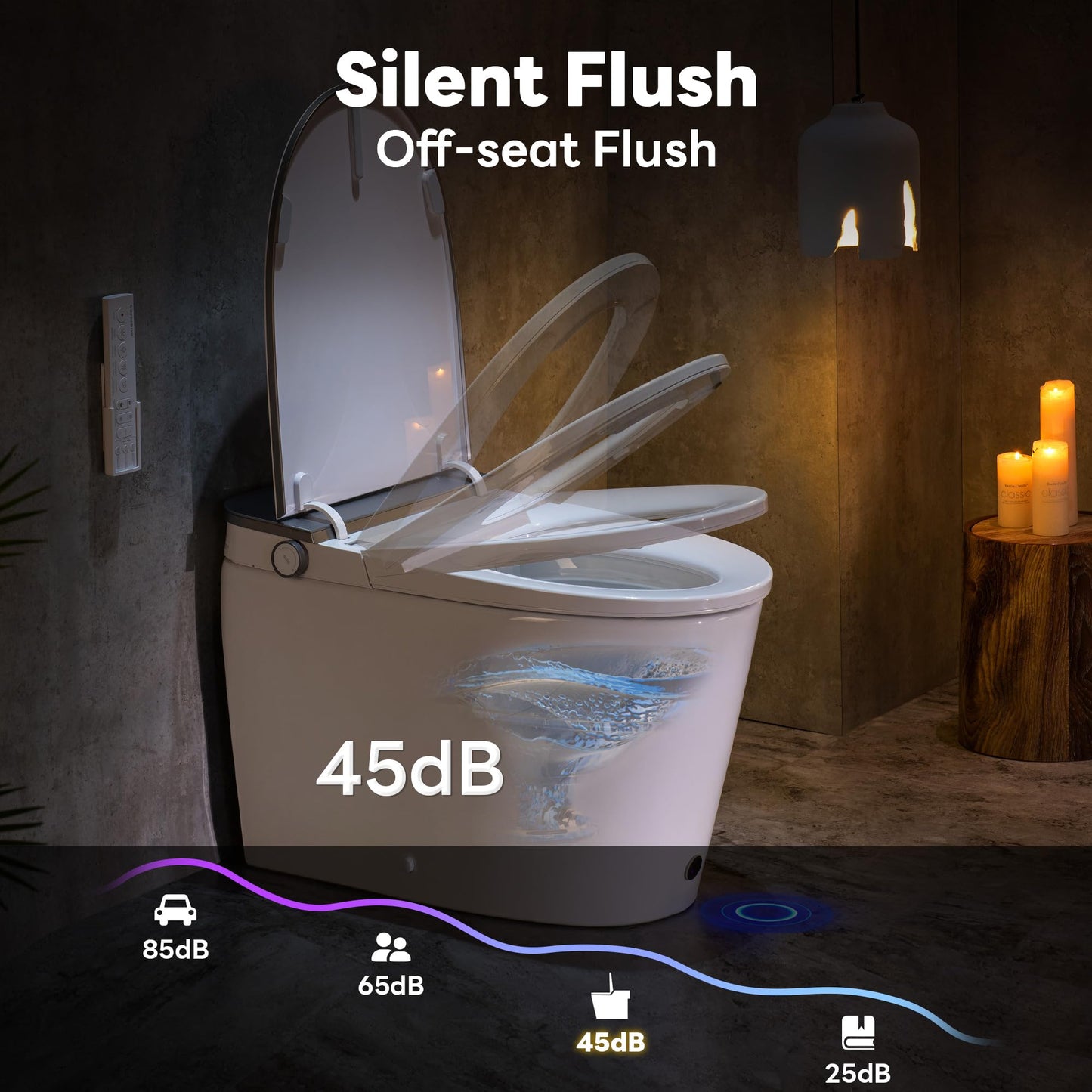 Casta Diva Smart Toilet – Bidet, Black