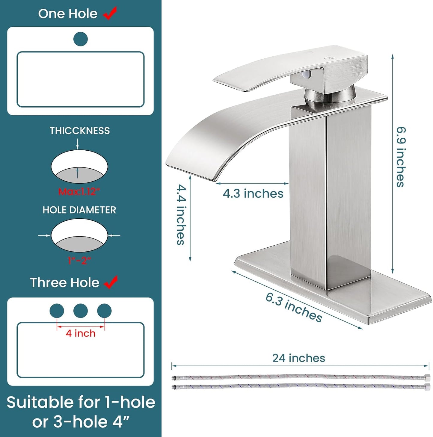 Waterfall Bathroom Faucet
