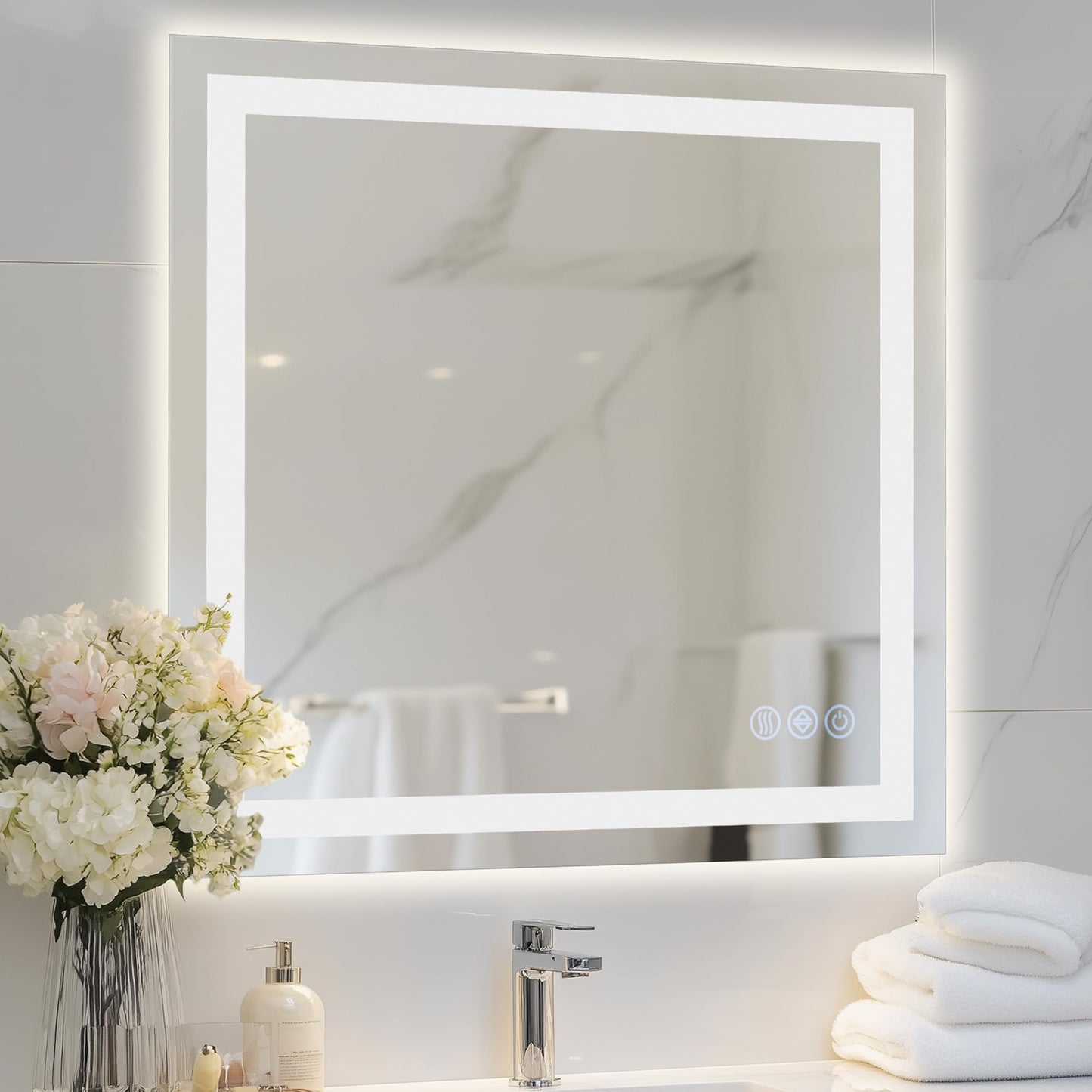Antok 36x48 LED Bathroom Mirror