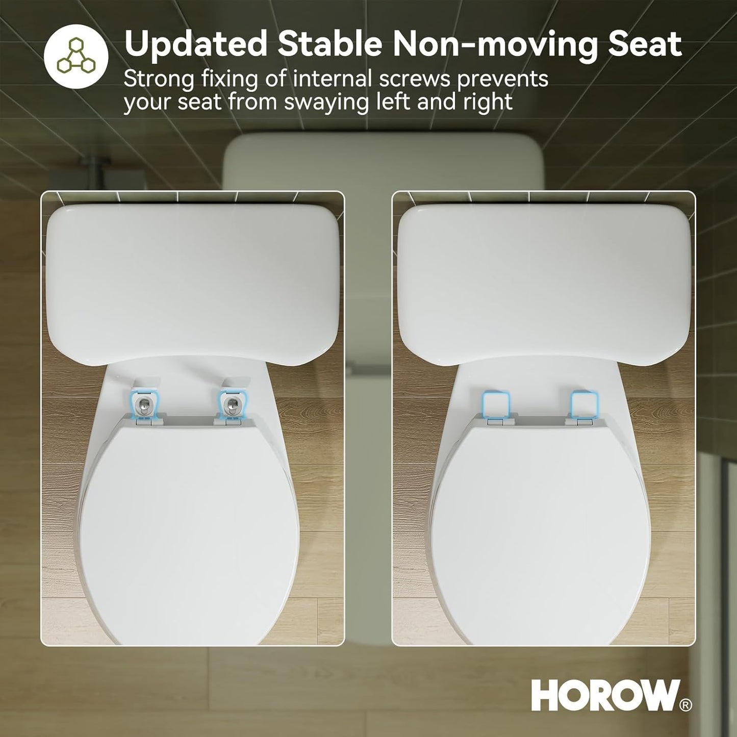 HOROW ADA Toilet – 1.28 GPF, White