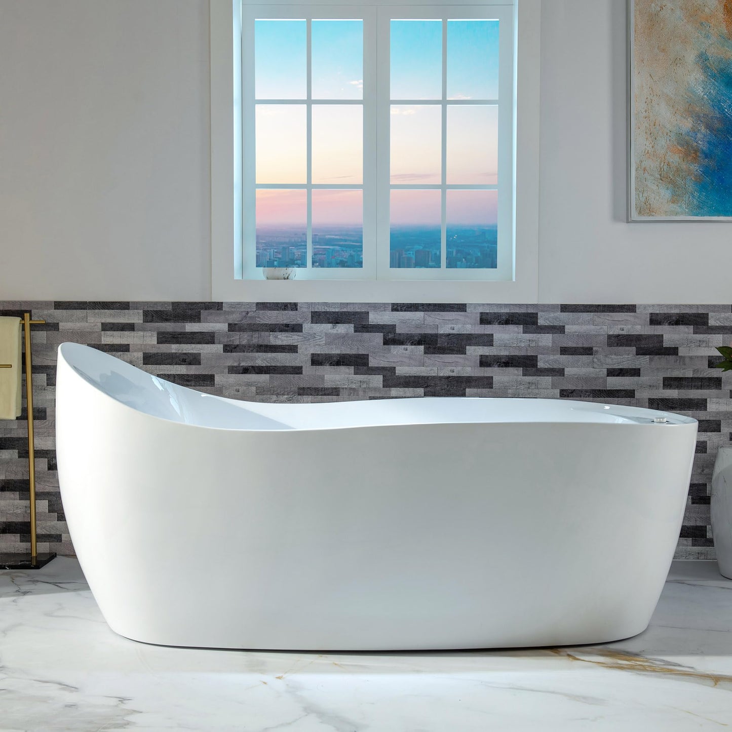 72" WOODBRIDGE Whirlpool Tub