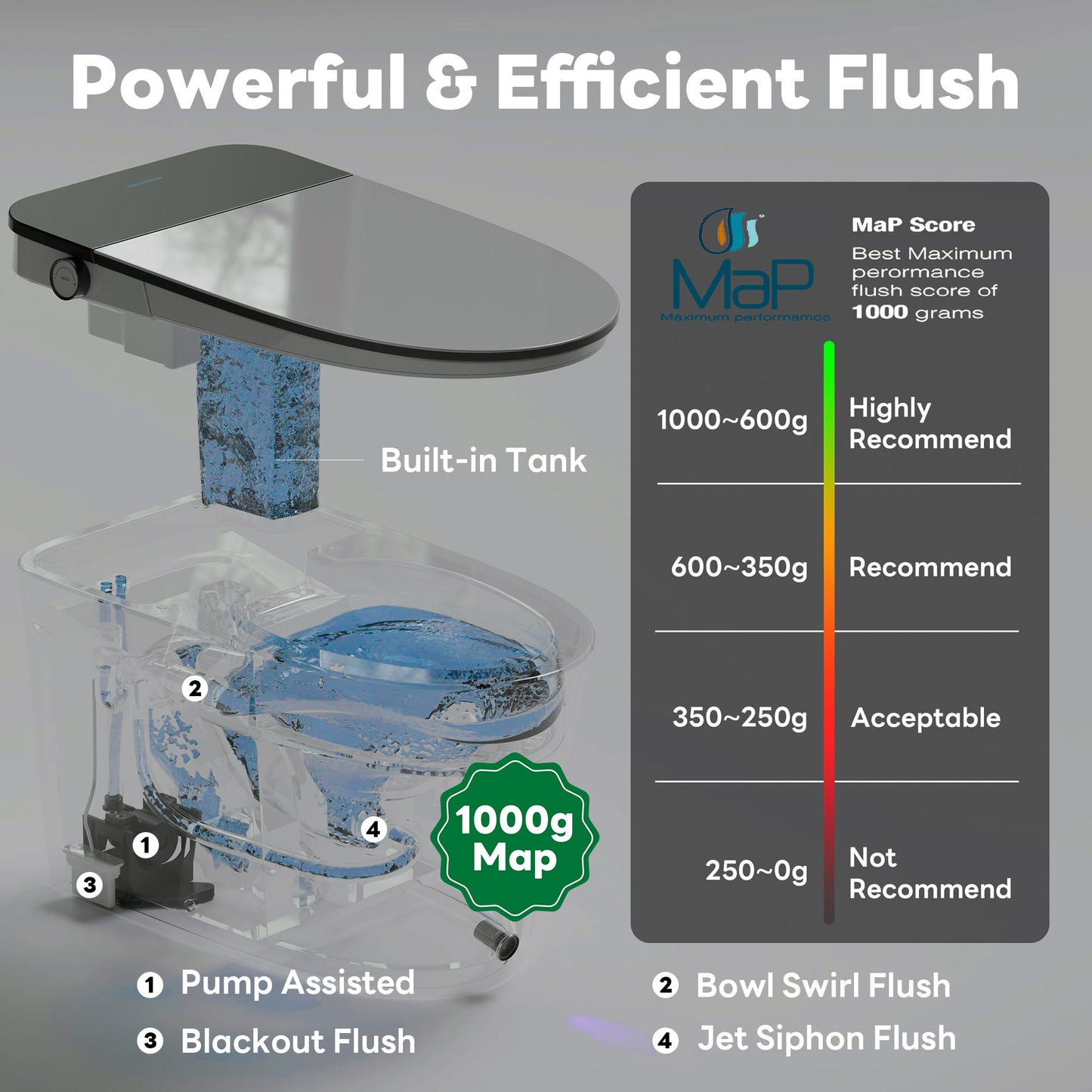 Casta Diva Smart Toilet – Bidet, Black