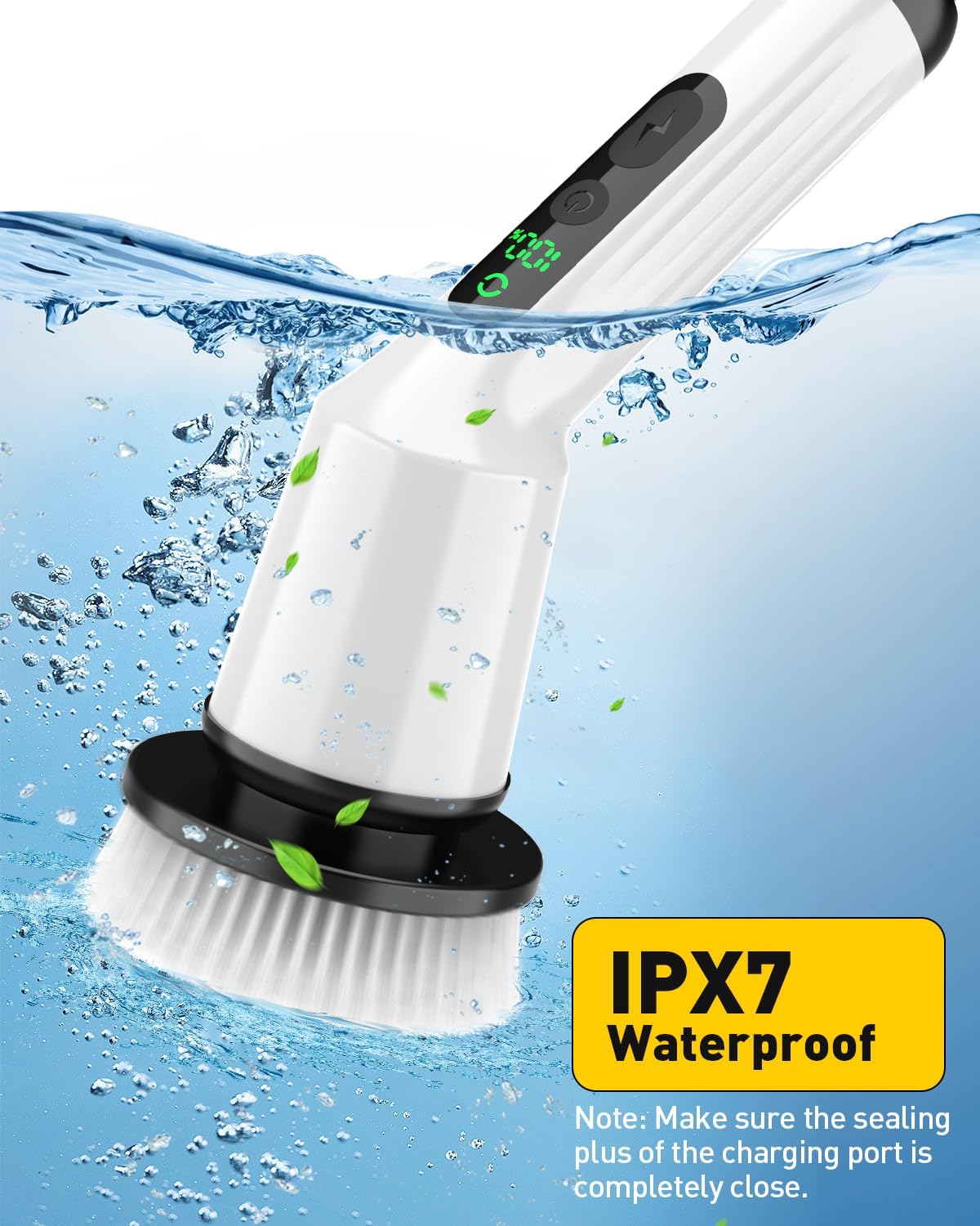 Cordless Electric Spin Scrubber
