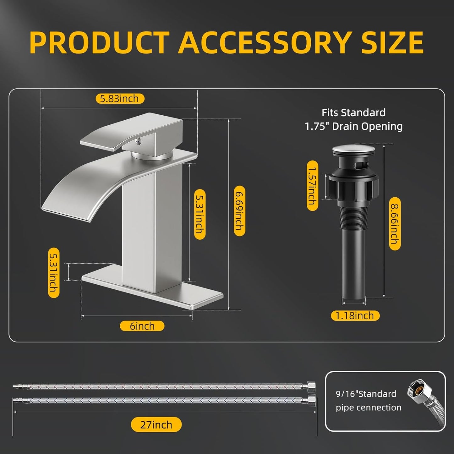 Waterfall Bathroom Faucet