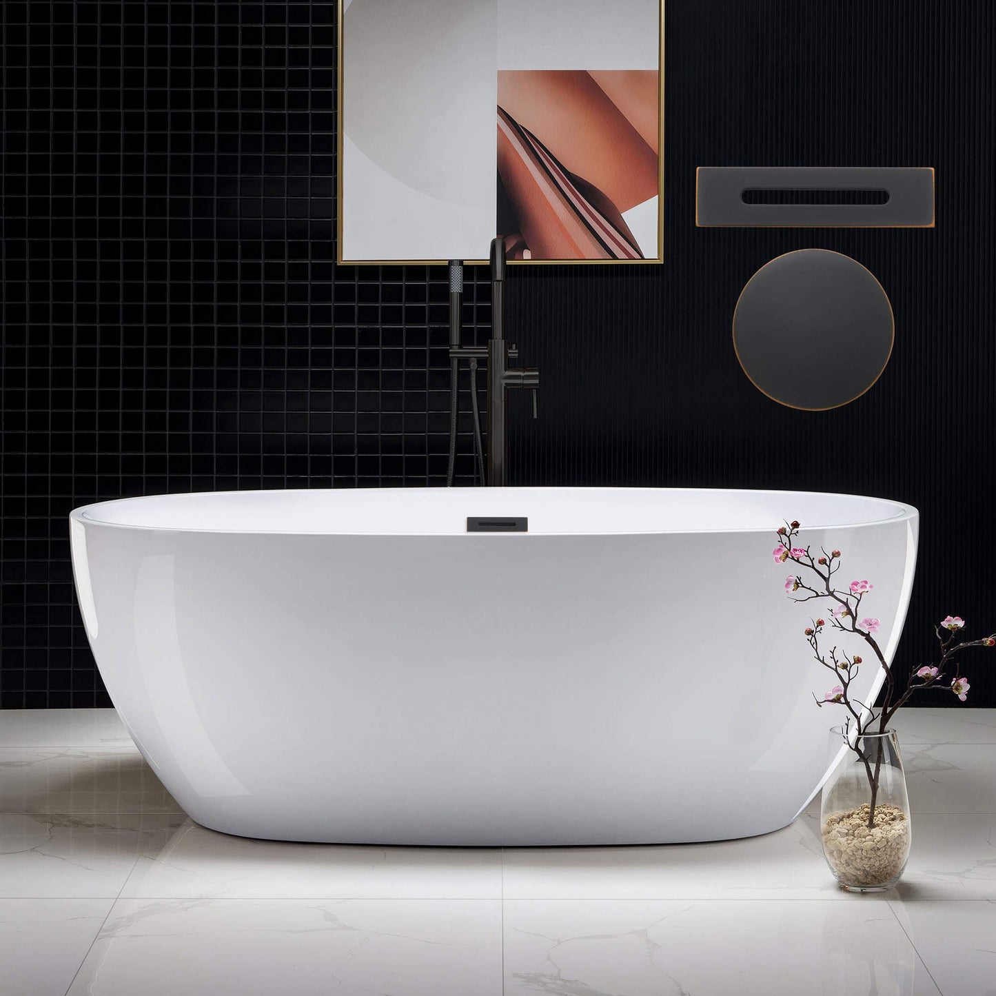 67" WOODBRIDGE Tub