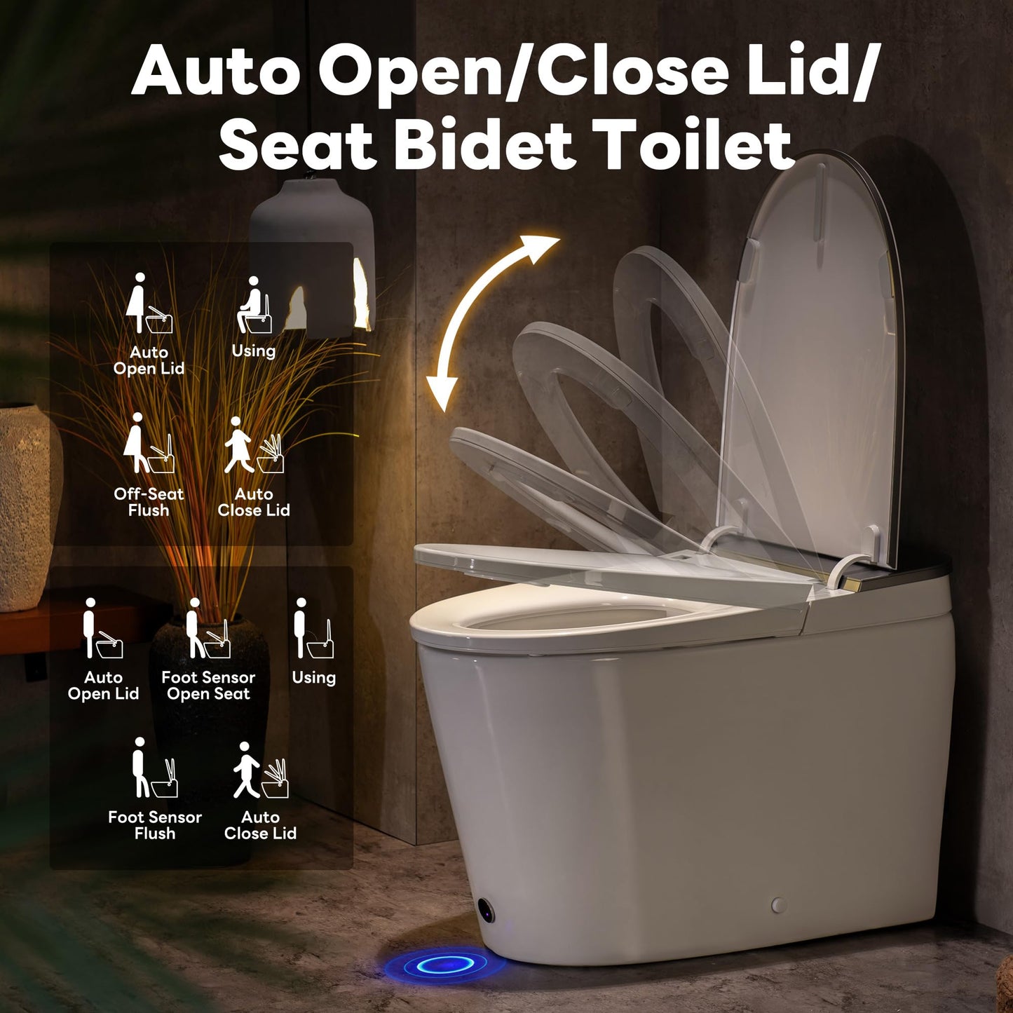 Casta Diva Smart Toilet – Bidet, Black