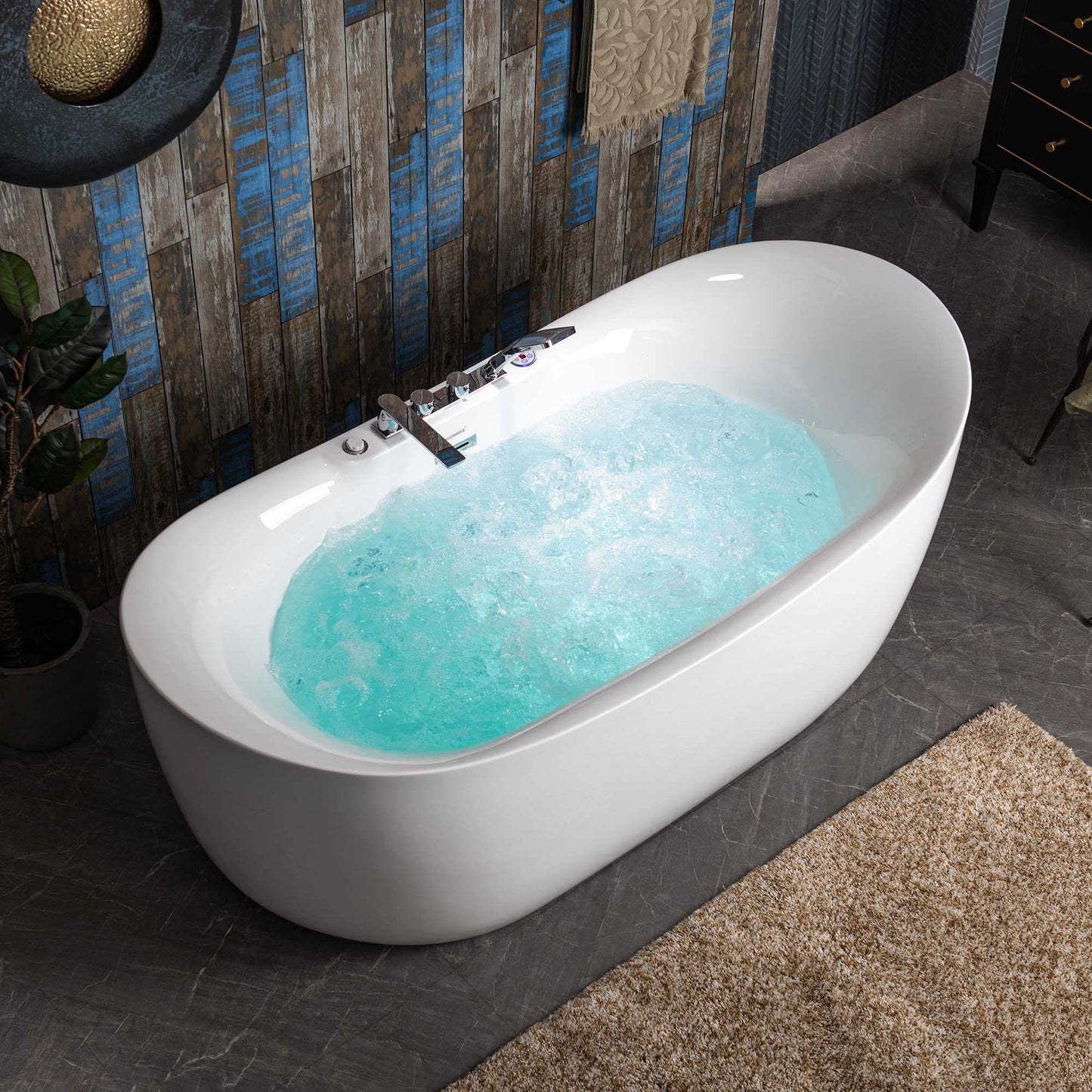72" WOODBRIDGE Whirlpool Tub