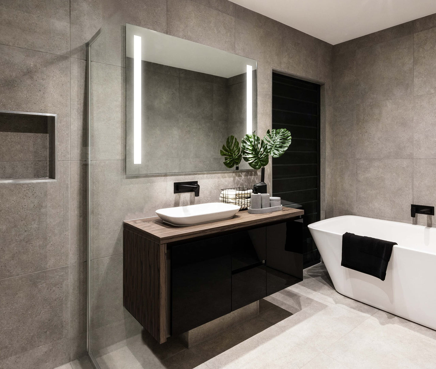 36x36" LED Lighted Bathroom Mirror