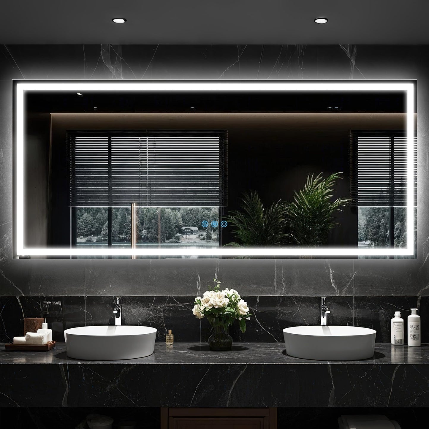 Antok 36x48 LED Bathroom Mirror