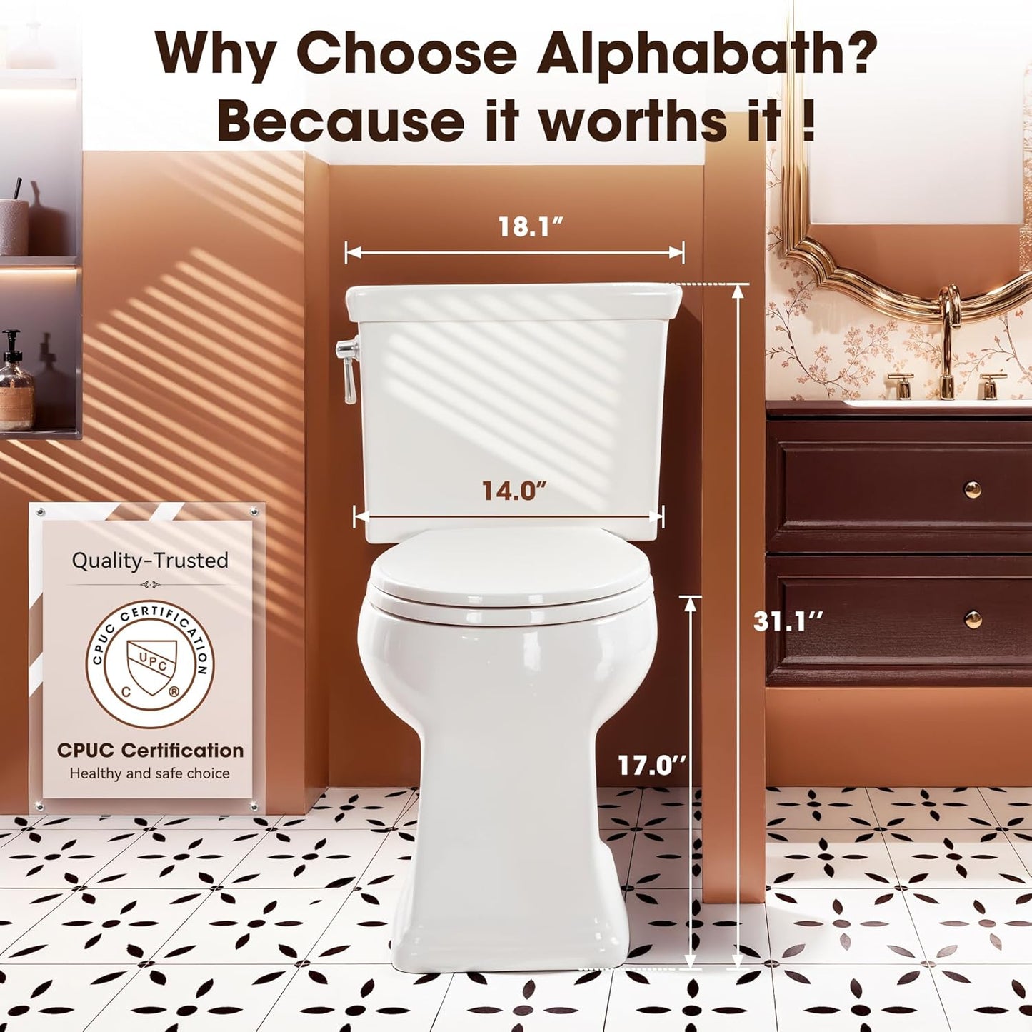 ADA Toilet – 1.27 GPF, Soft Close