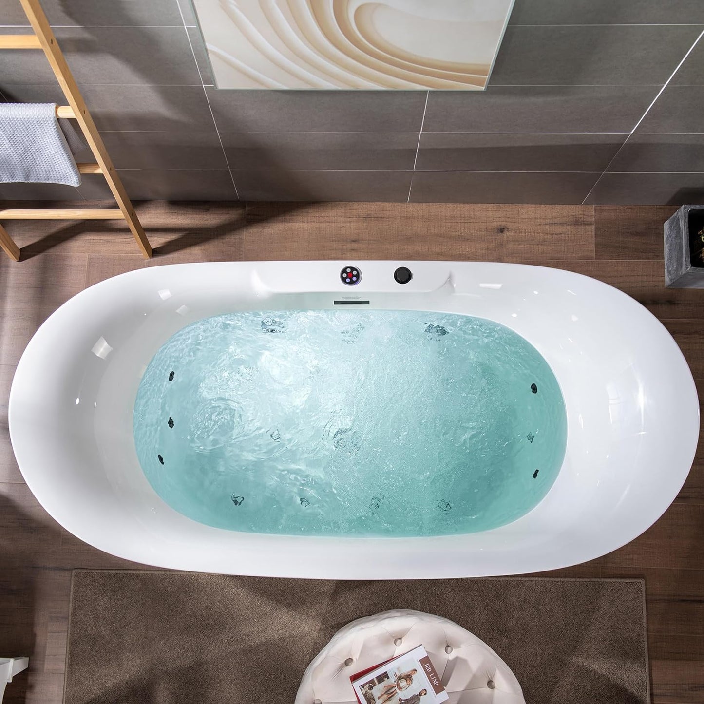 72" WOODBRIDGE Whirlpool Tub