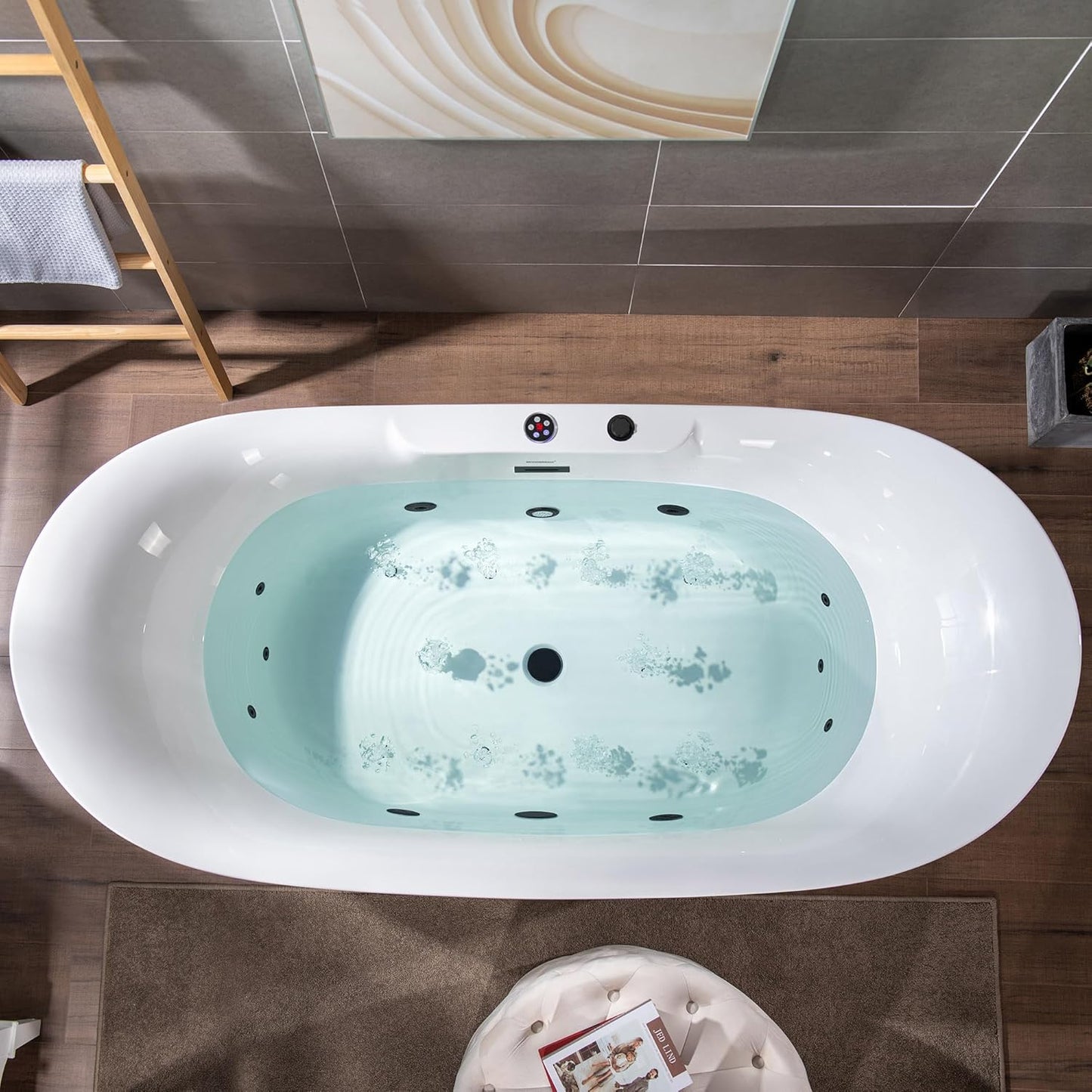 72" WOODBRIDGE Whirlpool Tub