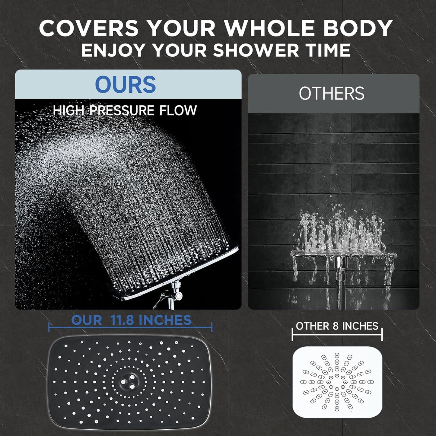 Veken Rain & Handheld Shower