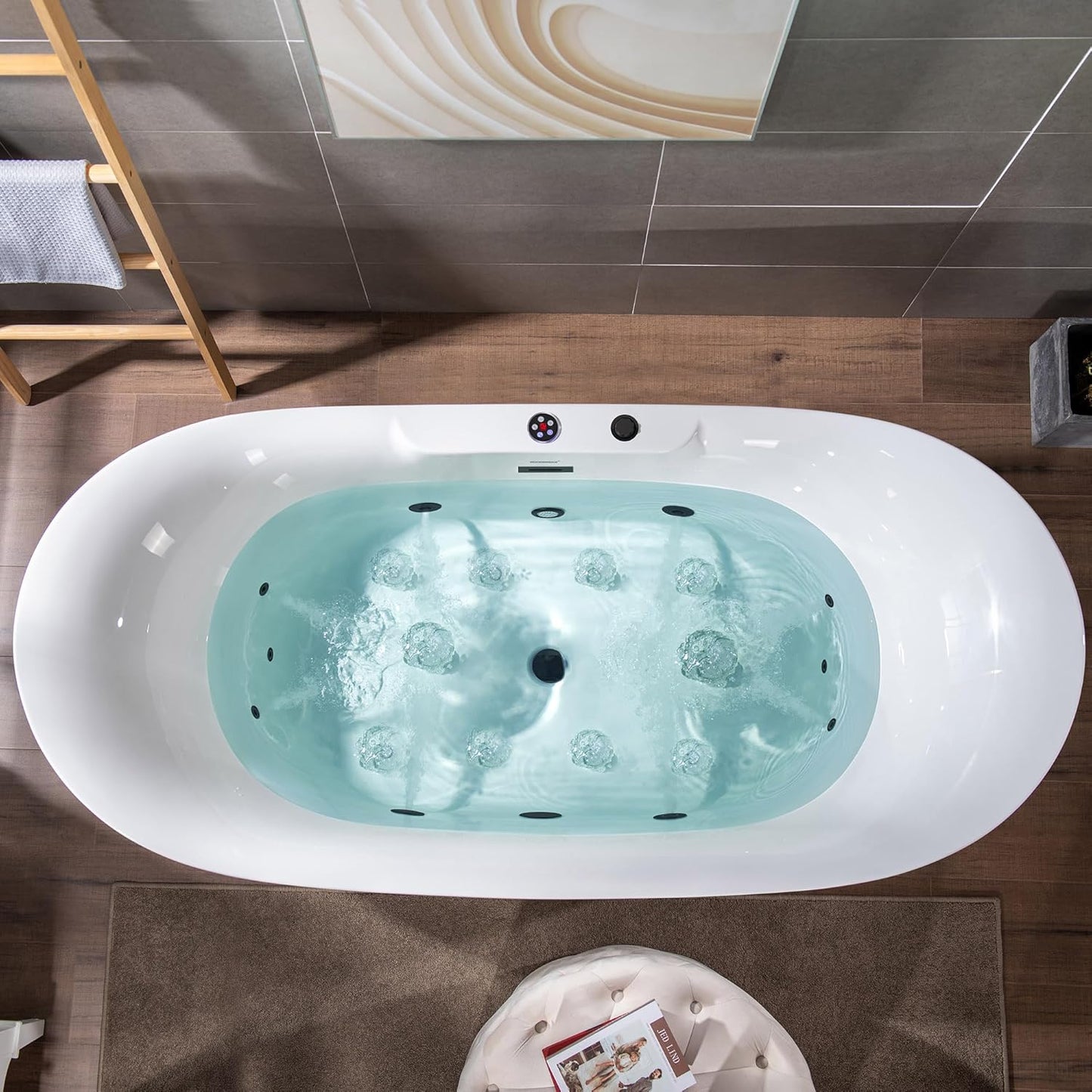 72" WOODBRIDGE Whirlpool Tub
