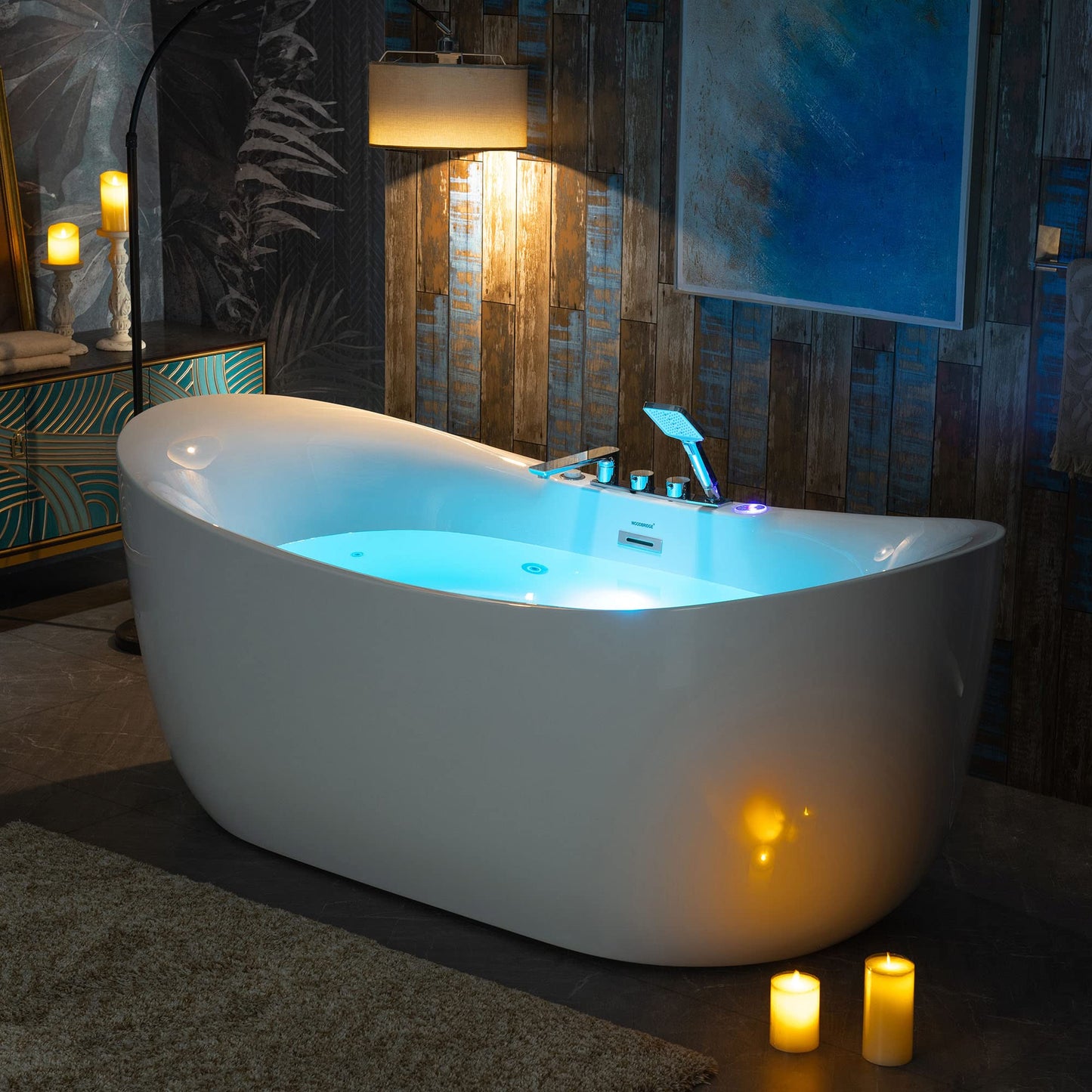 72" WOODBRIDGE Whirlpool Tub