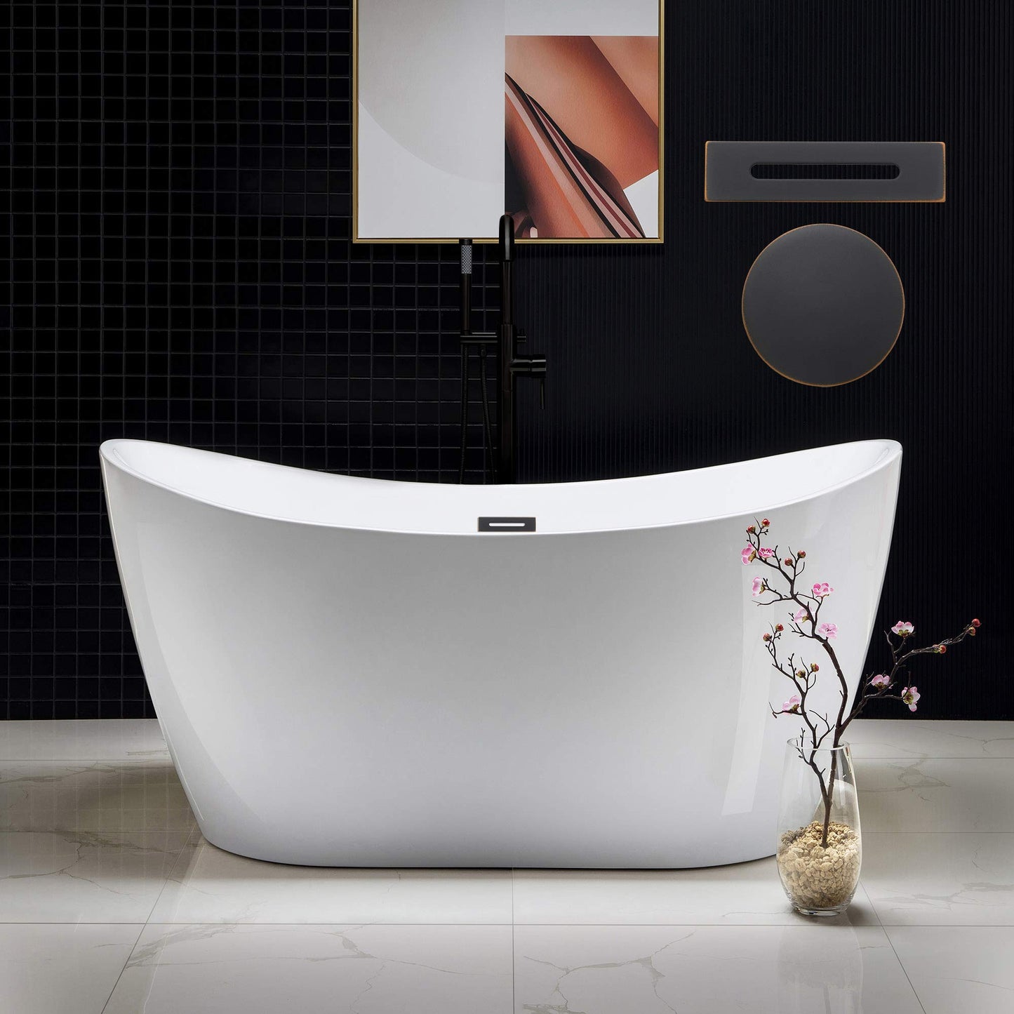 59" WOODBRIDGE Tub