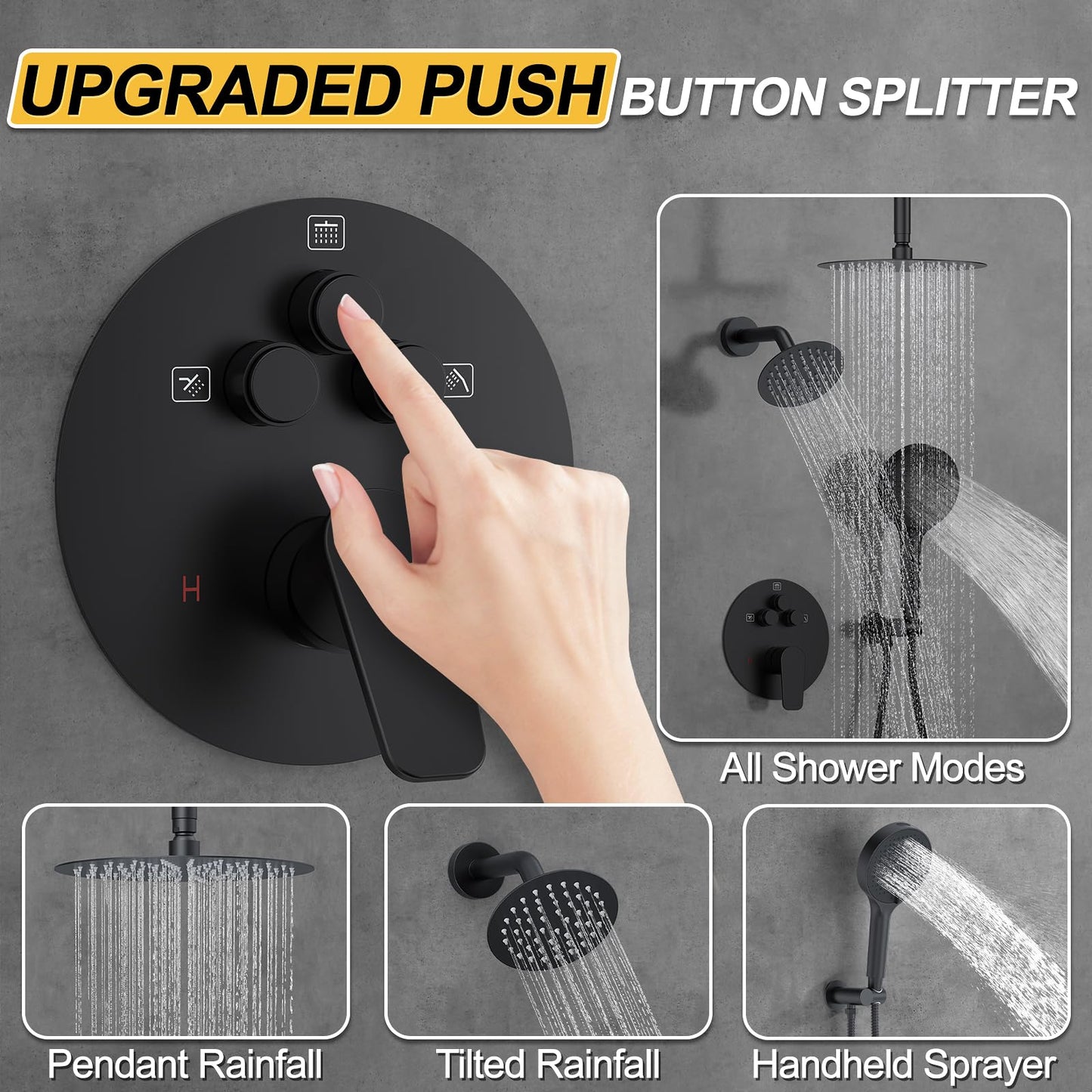 Brushed Nickel Shower Set