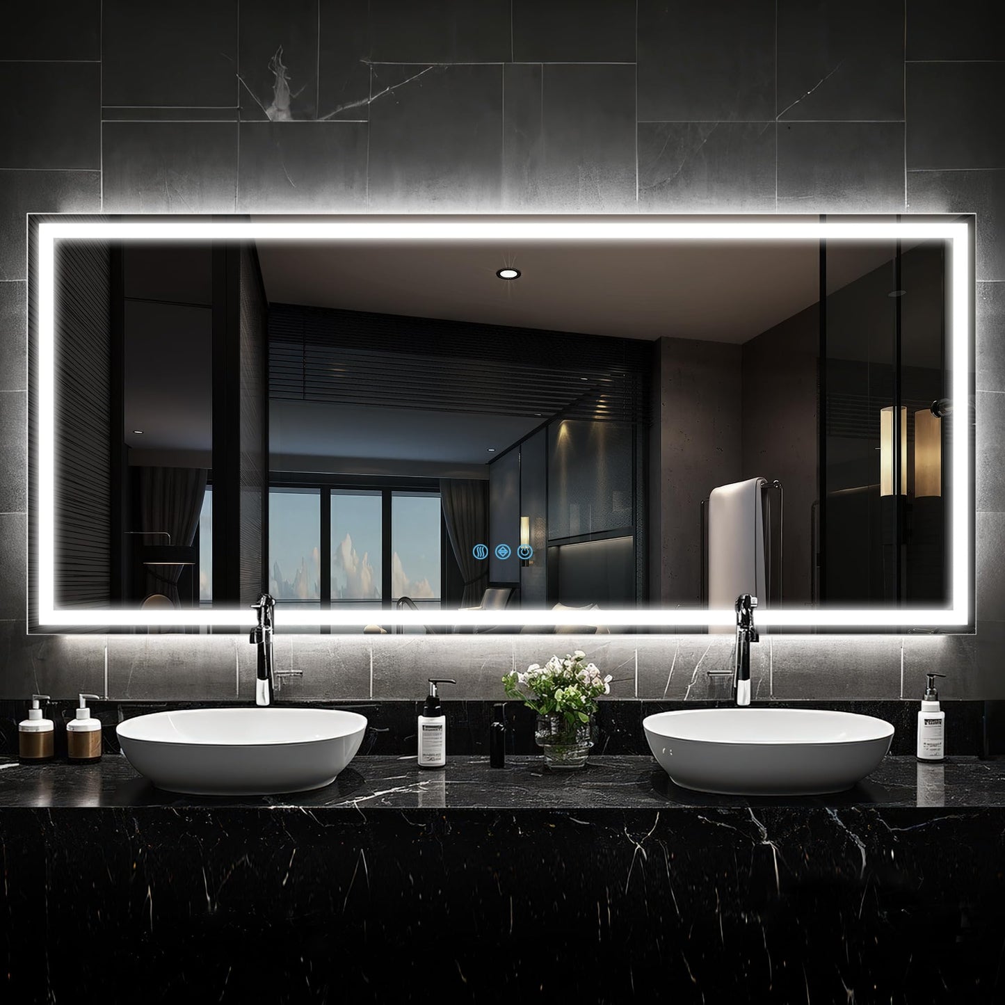 Antok 36x48 LED Bathroom Mirror