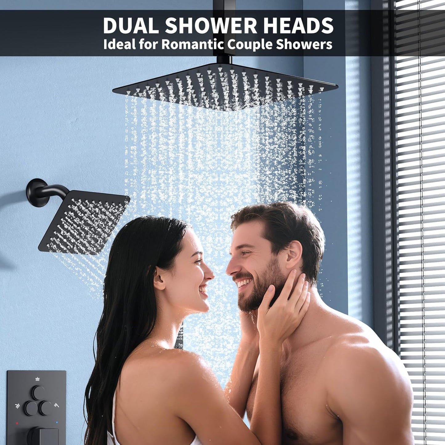 Matte Black Shower System
