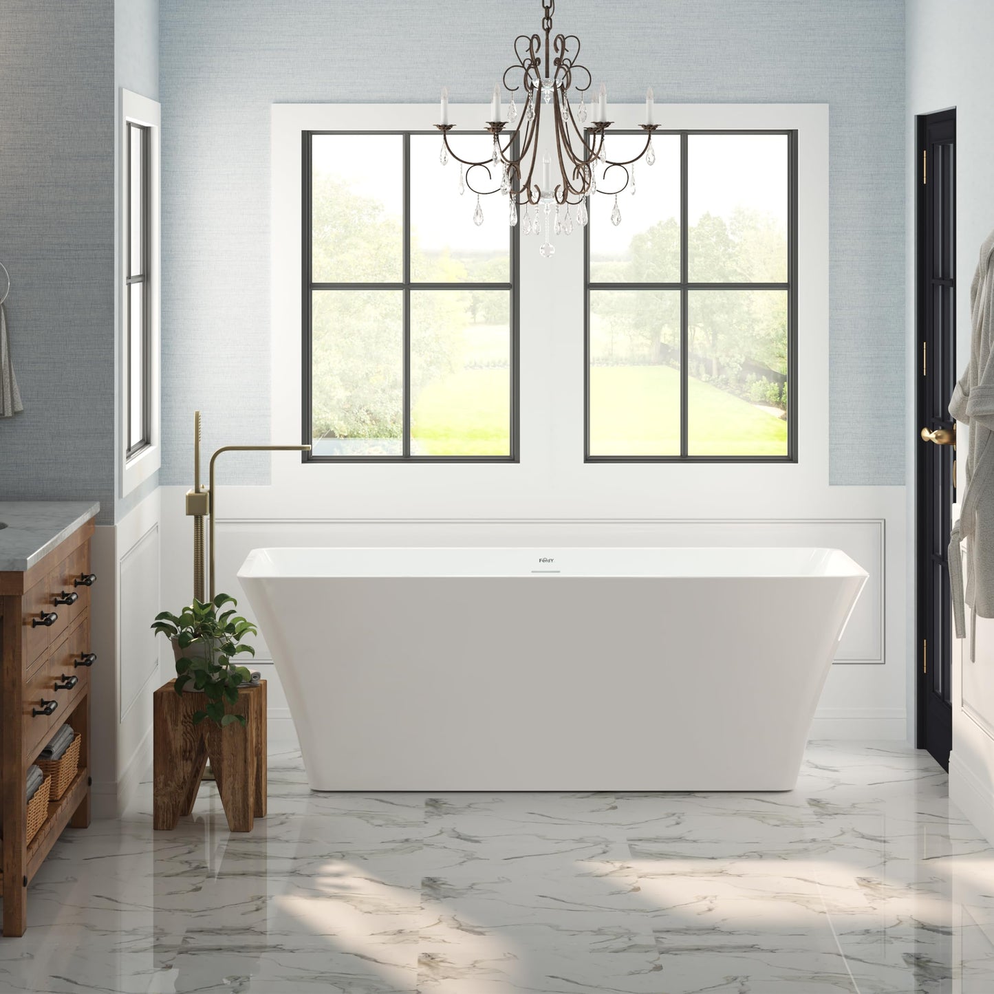 67" FerdY Maui Acrylic Tub