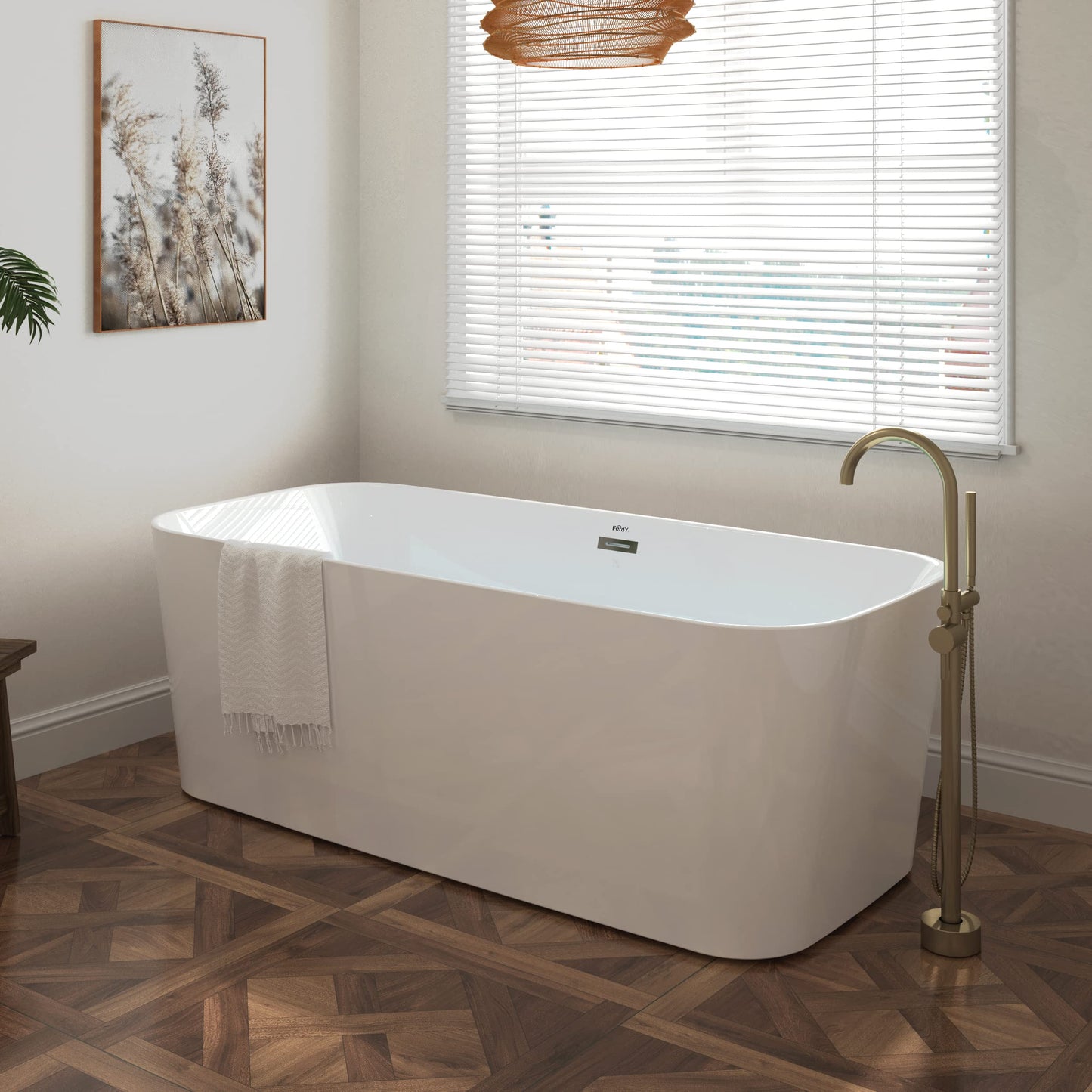 67" FerdY Maui Acrylic Tub