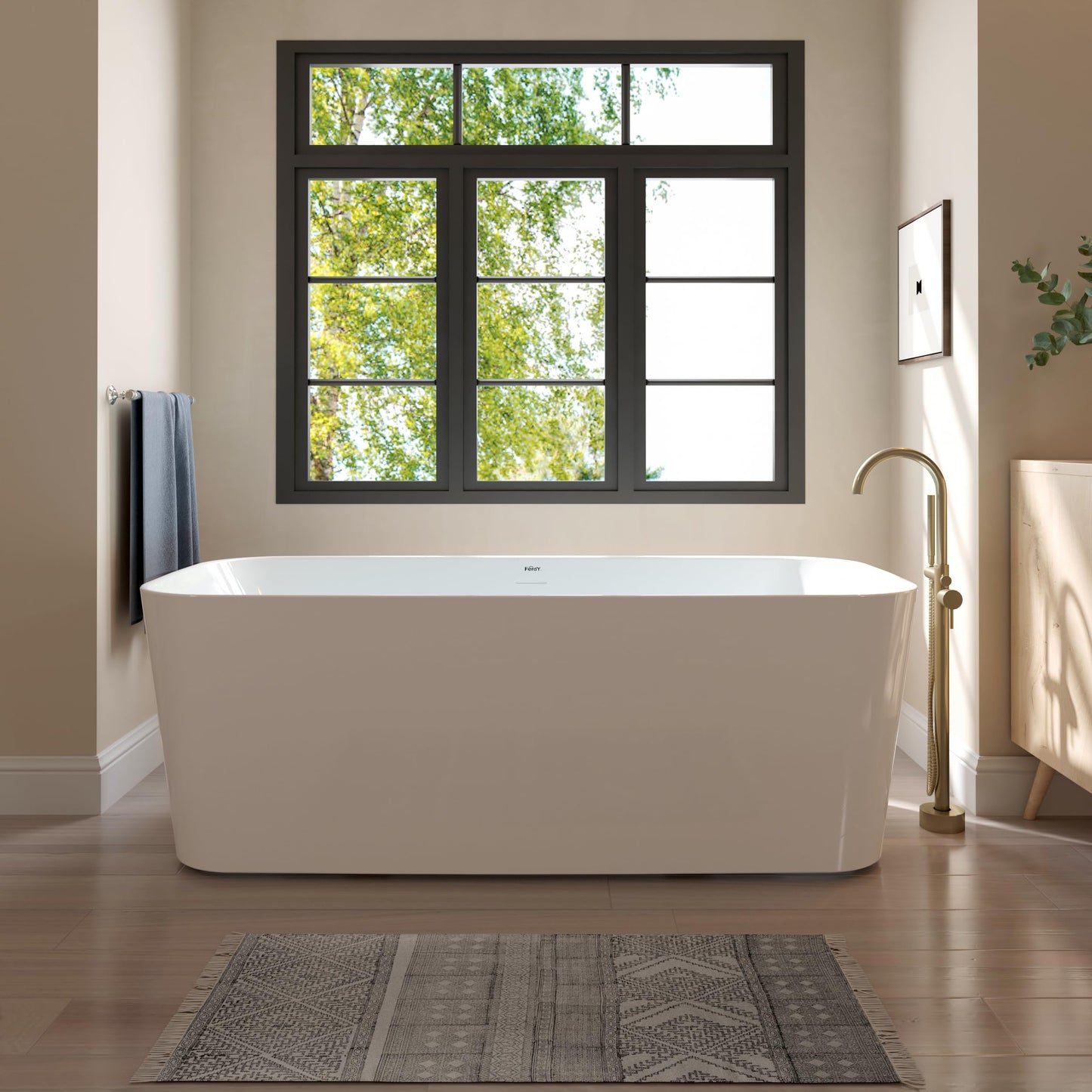 67" FerdY Maui Acrylic Tub