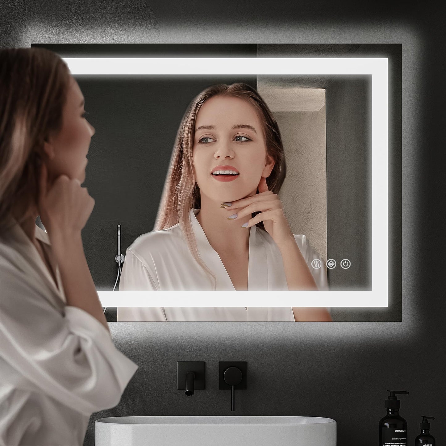 Antok 36x48 LED Bathroom Mirror