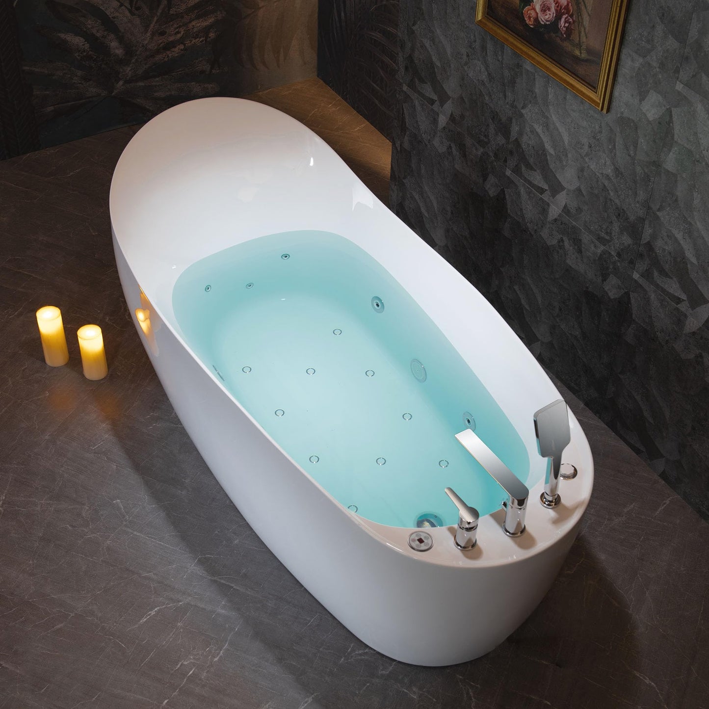 72" WOODBRIDGE Whirlpool Tub