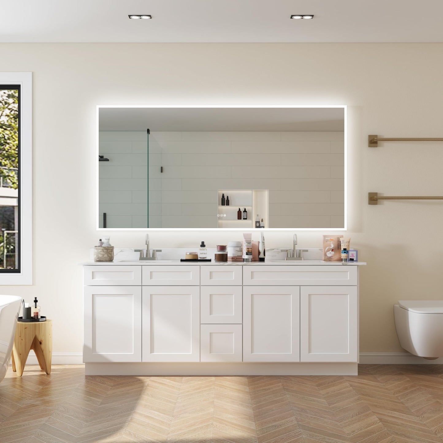 WELLFOR LED Mirror – Anti-Fog