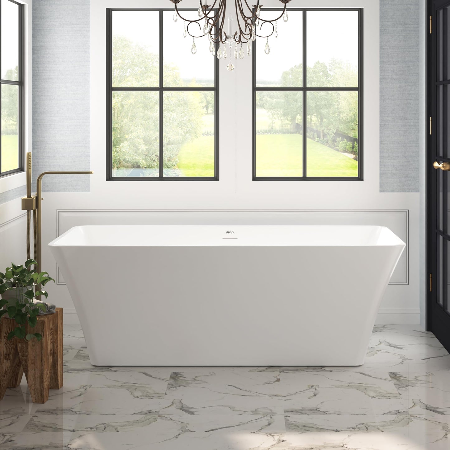 67" FerdY Maui Acrylic Tub