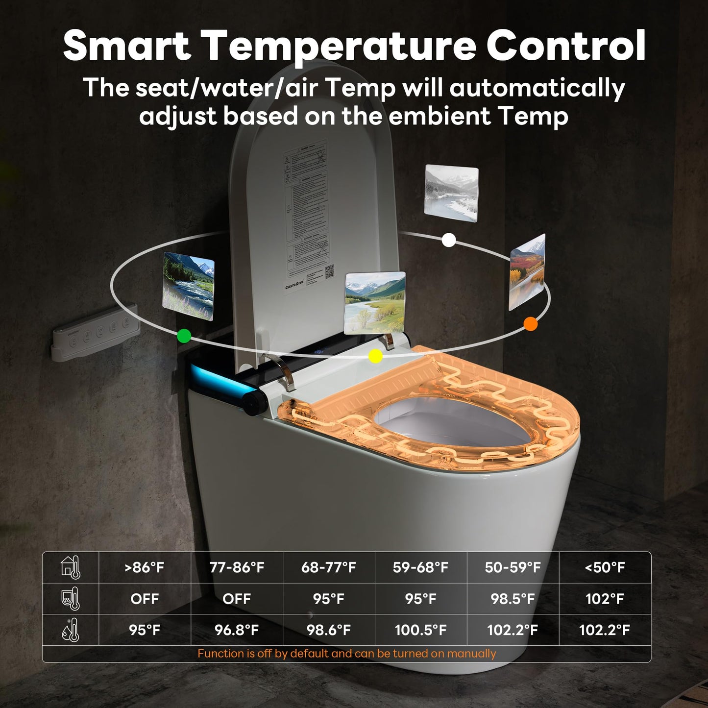 Casta Diva Smart Toilet – ADA Height