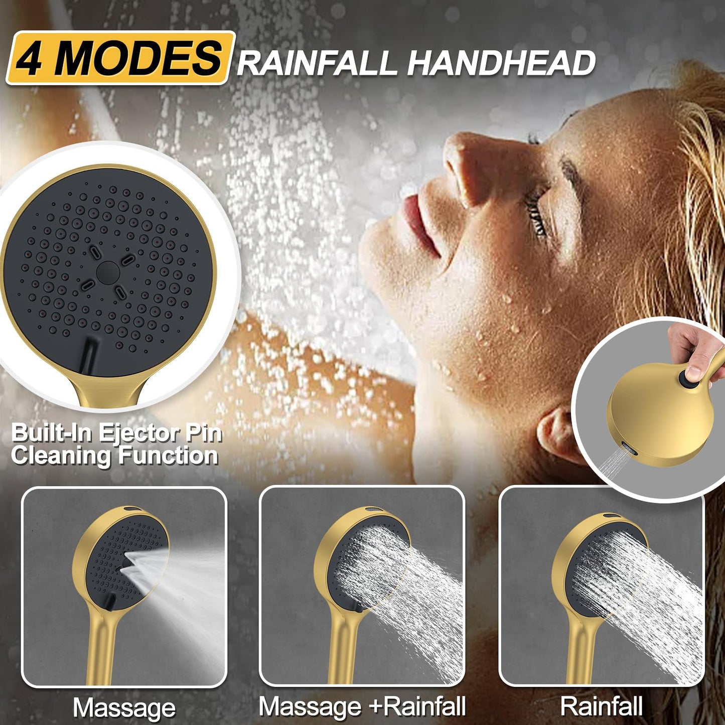 Brushed Nickel Shower Set