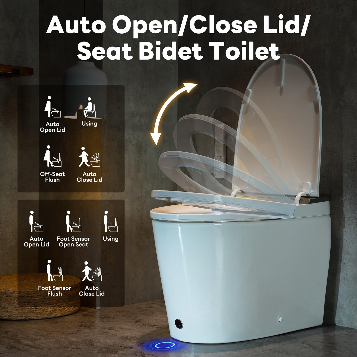 Casta Diva Smart Toilet – Bidet, Black