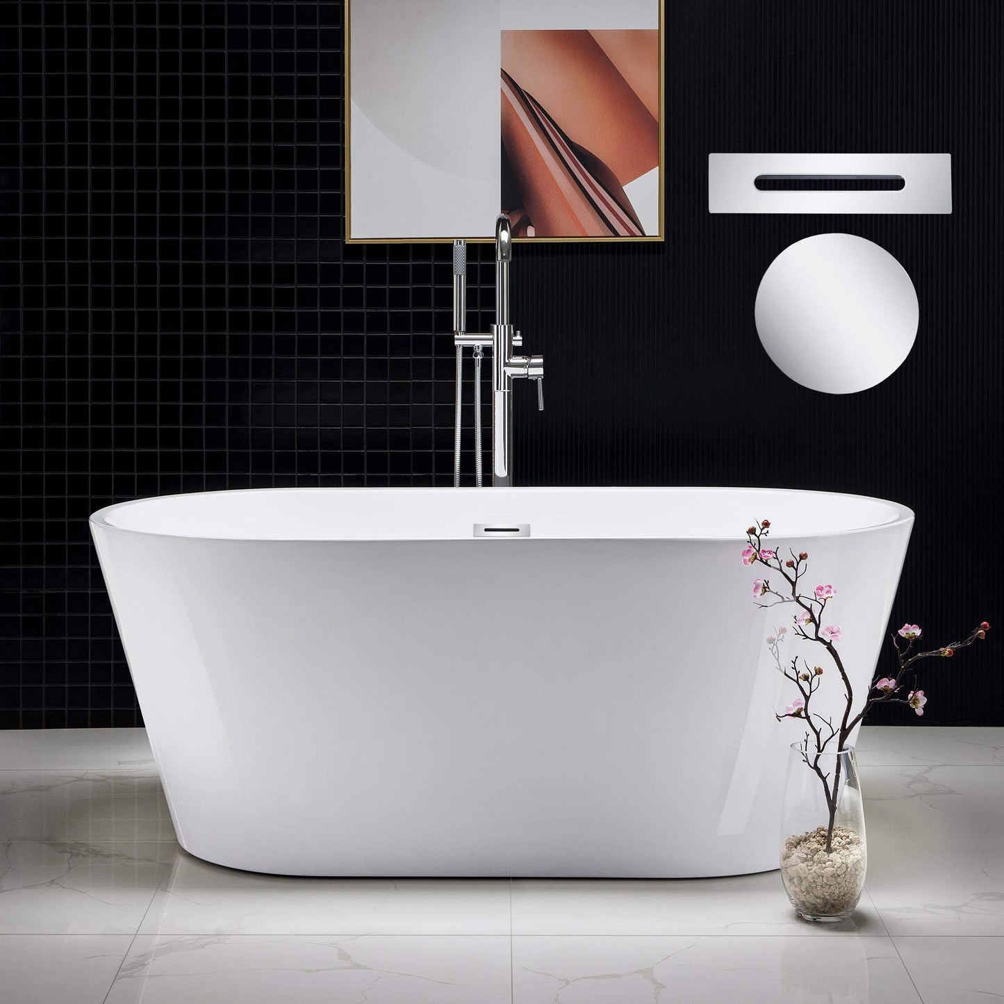 59" WOODBRIDGE Tub