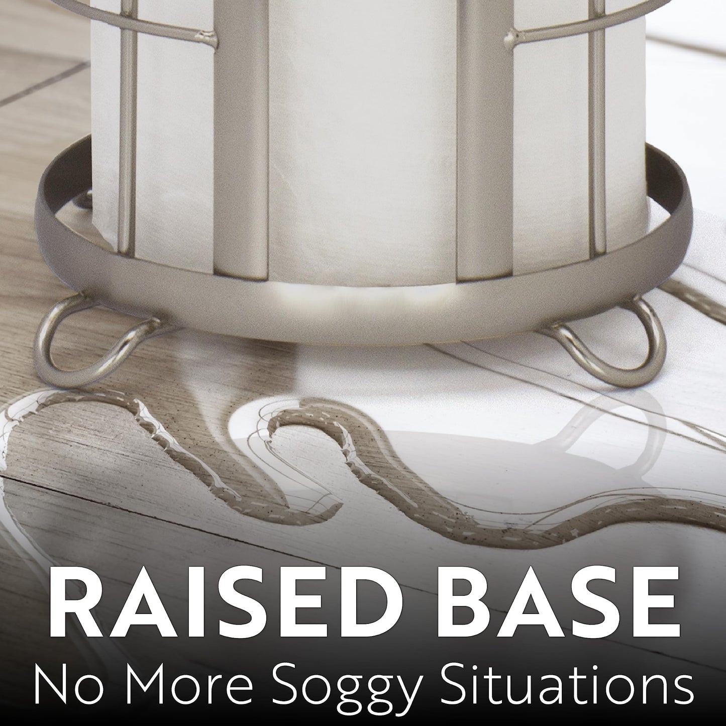 BROOKSTONE Chrome Toilet Paper Holder