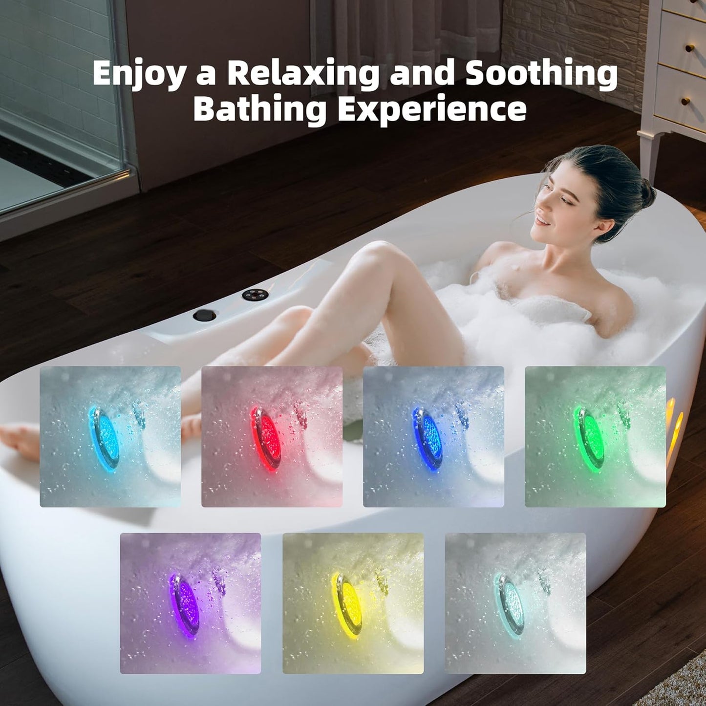 72" WOODBRIDGE Whirlpool Tub