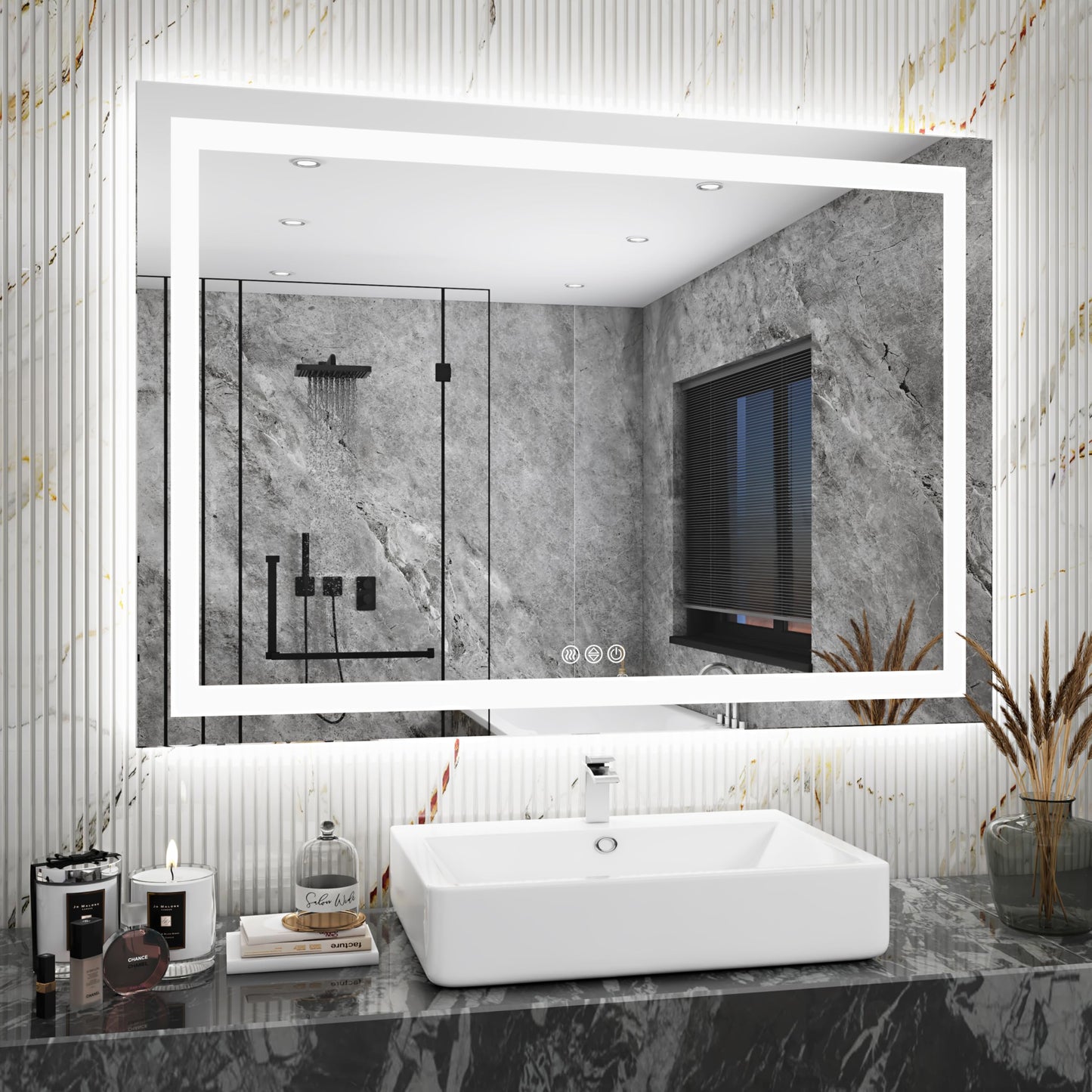 Antok 36x48 LED Bathroom Mirror