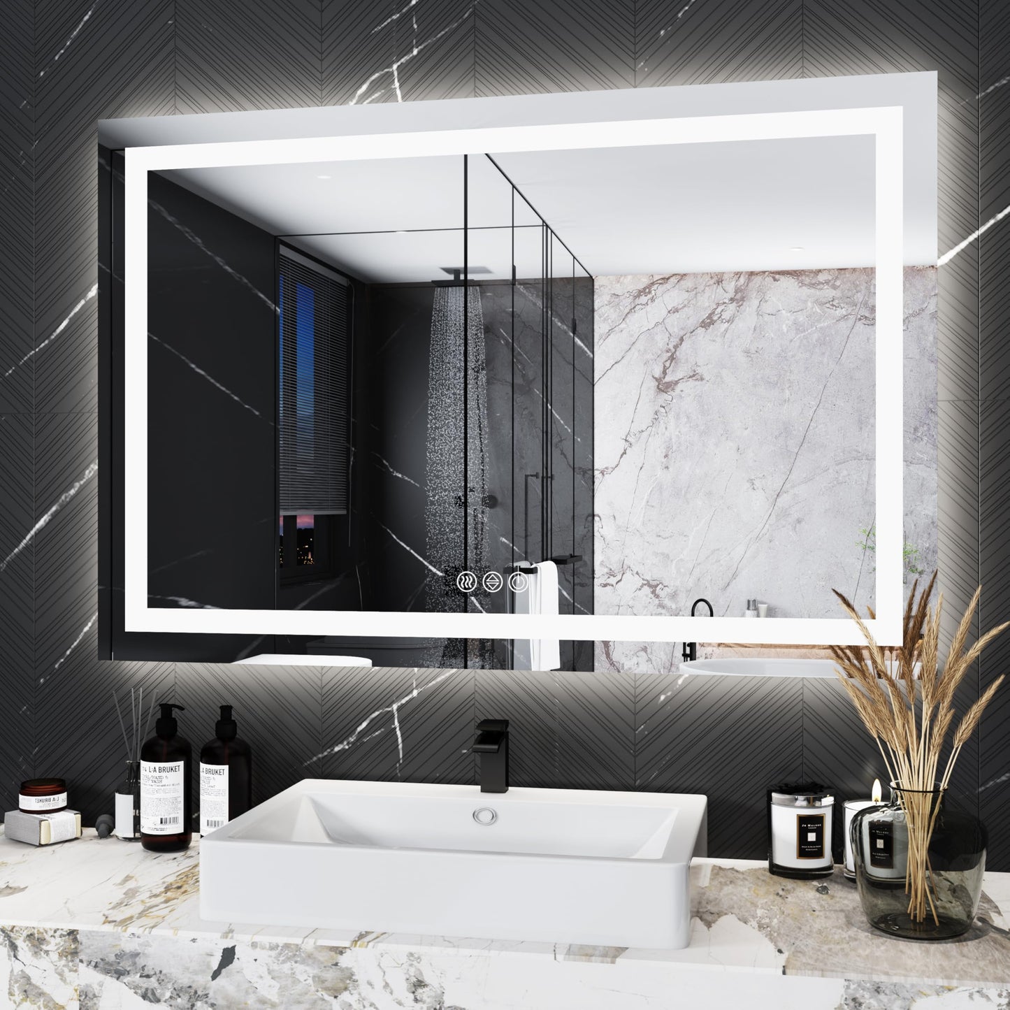 Antok 36x48 LED Bathroom Mirror